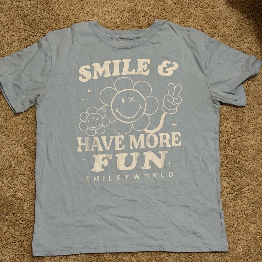 art class Light Blue 'Smile & Have More Fun' Tee